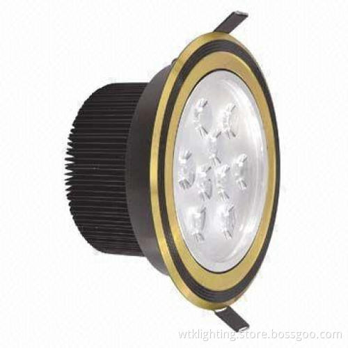 LED 9W Superior Ceiling Downlight with Black and Golden Edge